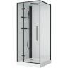 Душевая кабина BELBAGNO UNO 90x90x212,5 см L UNO-CAB-A-1-90-C-NERO-Bi-TOP-L