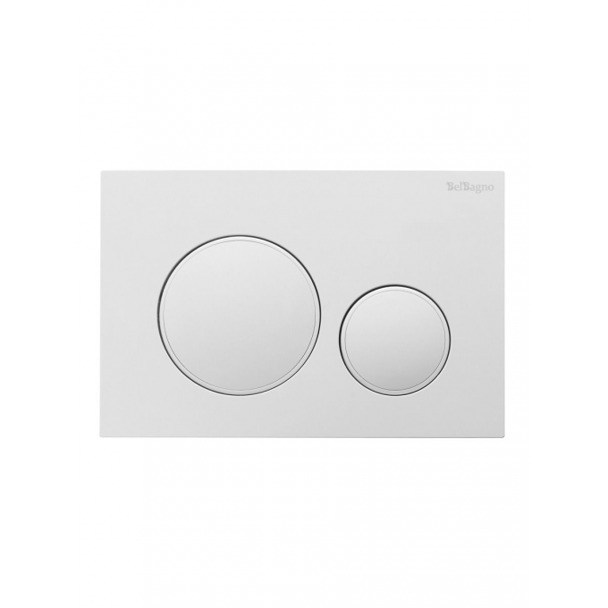 Кнопка смыва BELBAGNO белый глянец BB-17C-BL
