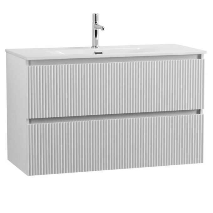 Тумба под раковину BELBAGNO подвесная Bianco Opaco UNO-1200-2C-SO-BO